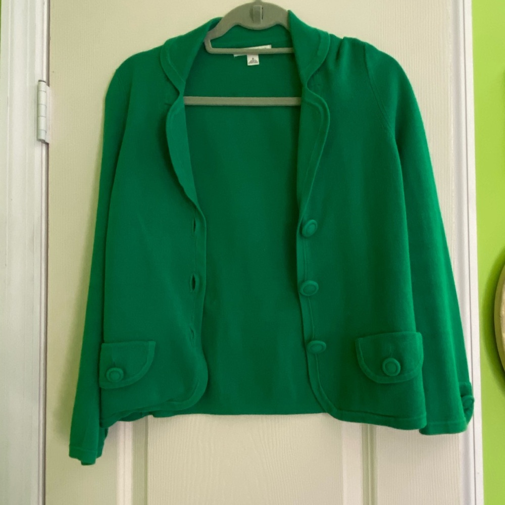 Banana Republic Vibrant Green Women's Blazer